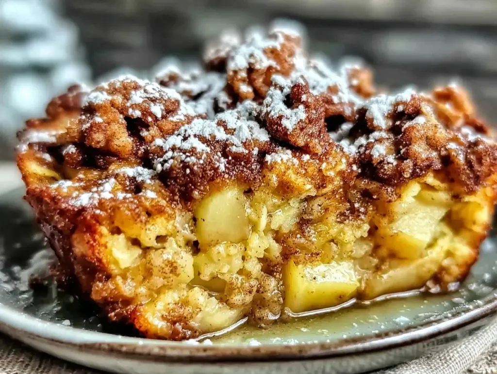 apple breakfast baked oatmeal - featured image