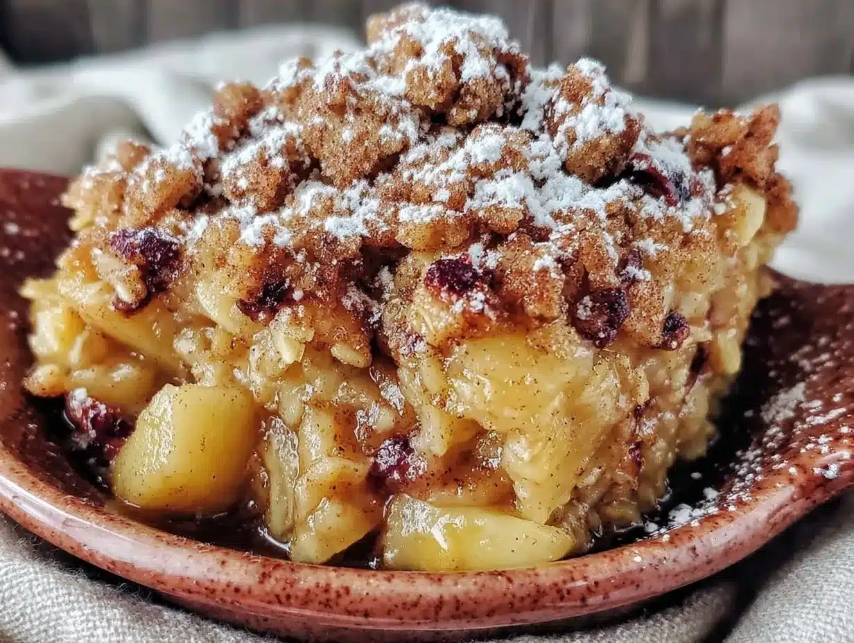 Apple Breakfast Baked Oatmeal: Easy 1-Pan Morning Meal 4 apple breakfast baked oatmeal preparation steps
