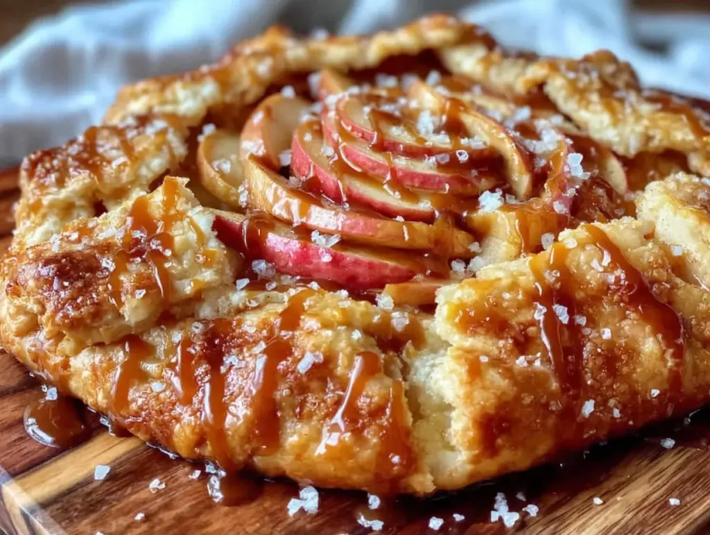 apple dessert galette - featured image