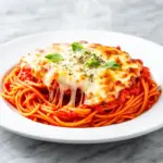 baked spaghetti casserole - featured image