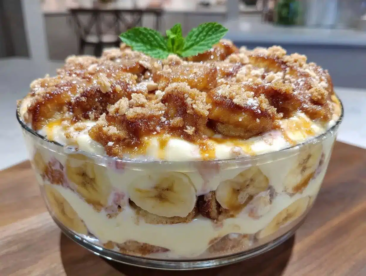 Banana Pudding Trifle: 5pm Dinner Win 4 banana pudding trifle preparation steps