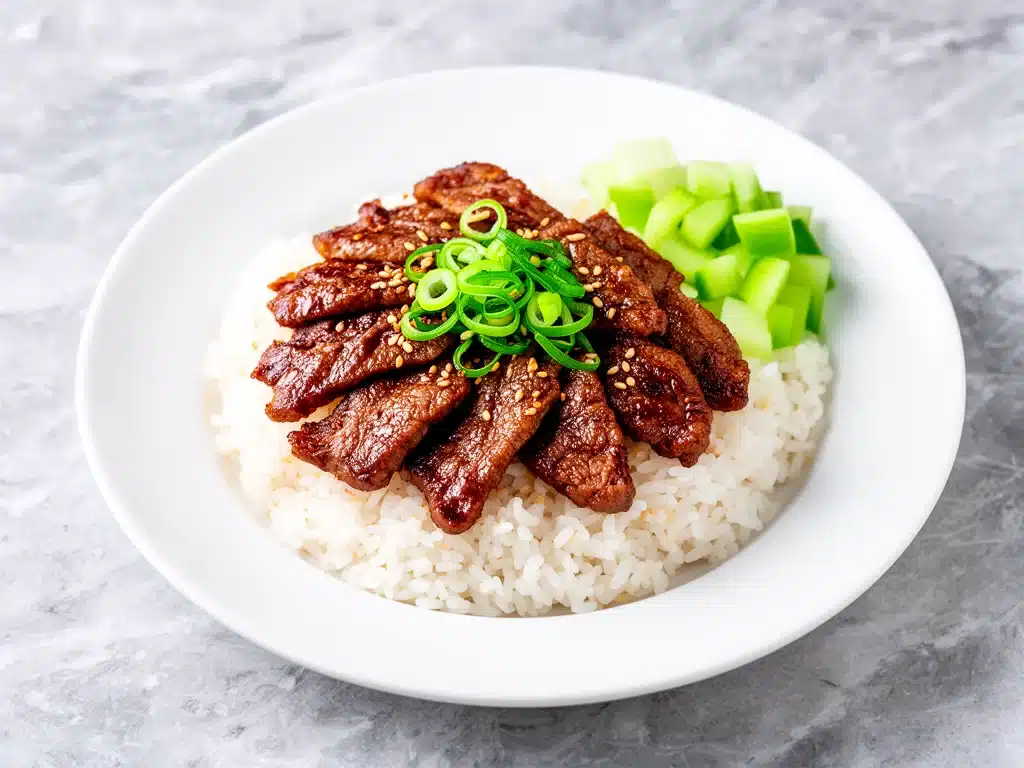 beef bulgogi rice bowls - featured image