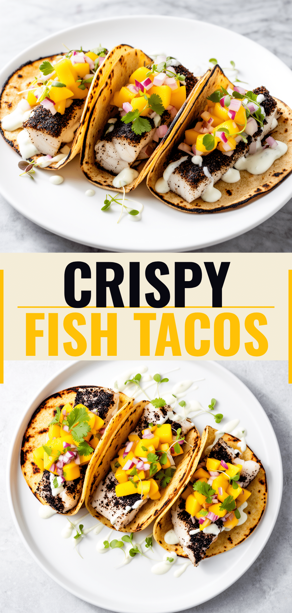 Blackened Fish Tacos with Mango Salsa: 15-Min Weeknight Dinner 5 blackened fish tacos recipe
