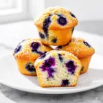 blueberry yogurt breakfast muffins - featured image