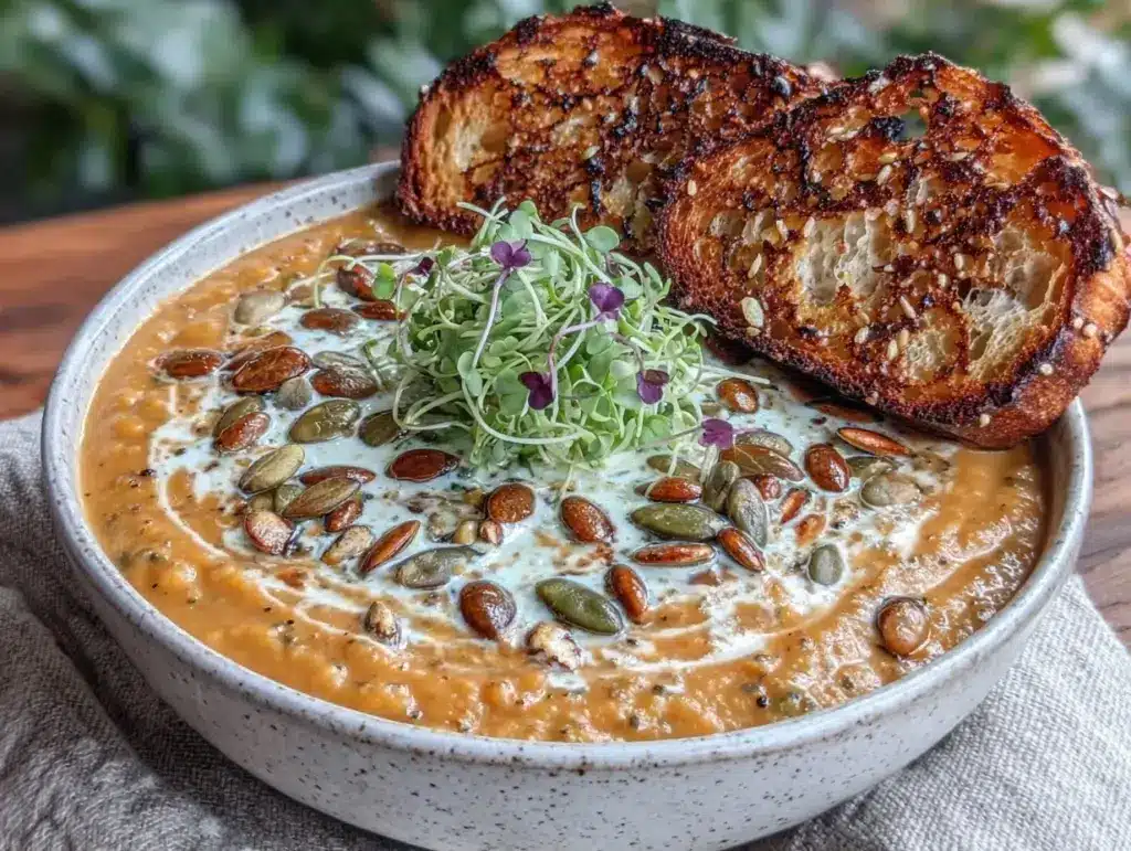 butternut squash bisque - featured image