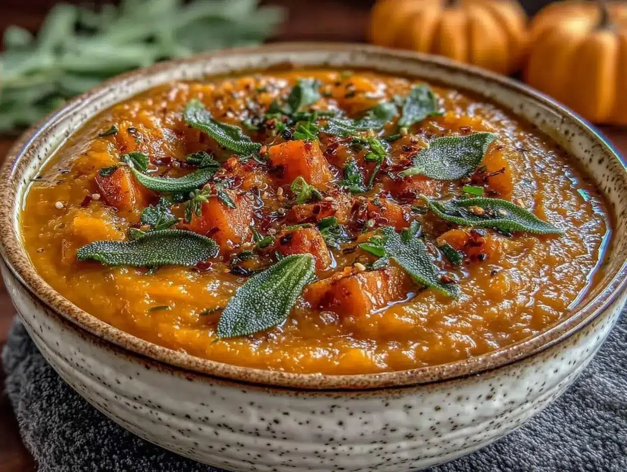 Butternut Squash Soup: Easy 5pm Crockpot Meal 4 butternut squash soup preparation steps