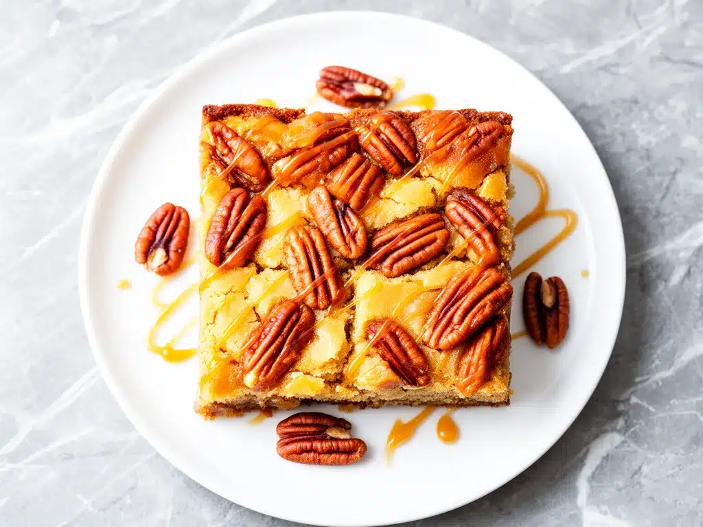 Buttery Pecan Praline Blondies: 6-Ingredient Easy Recipe 4 Buttery Pecan Praline Blondies preparation steps