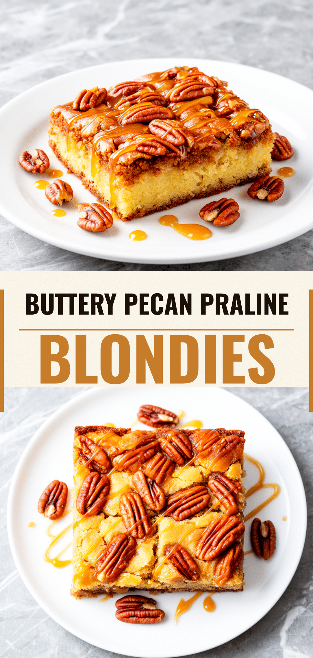 Buttery Pecan Praline Blondies: 6-Ingredient Easy Recipe 5 Buttery Pecan Praline Blondies recipe