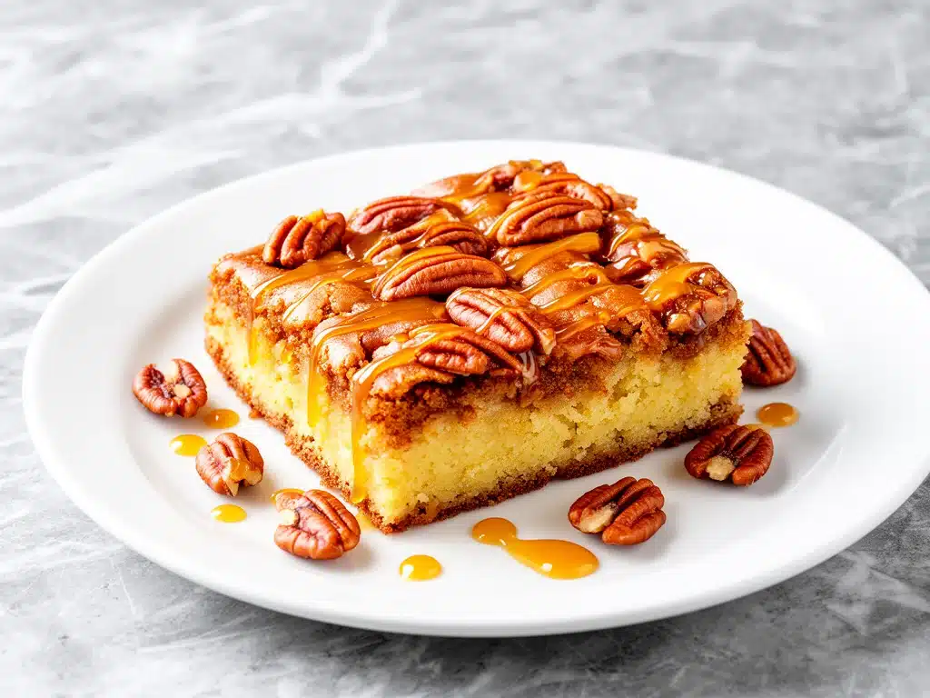 Buttery Pecan Praline Blondies - featured image