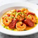 Cajun garlic butter shrimp and sausage - featured image