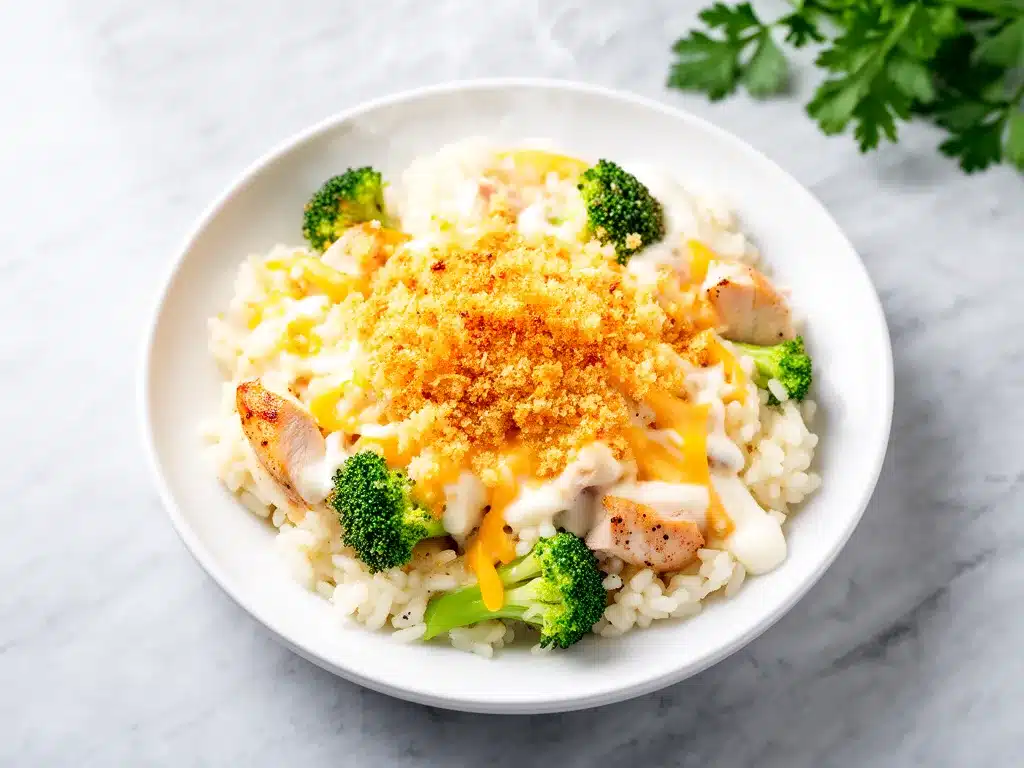 Cheesy Chicken Broccoli Rice Casserole: Easy Family Dinner 4 Cheesy Chicken Broccoli Rice Casserole preparation steps