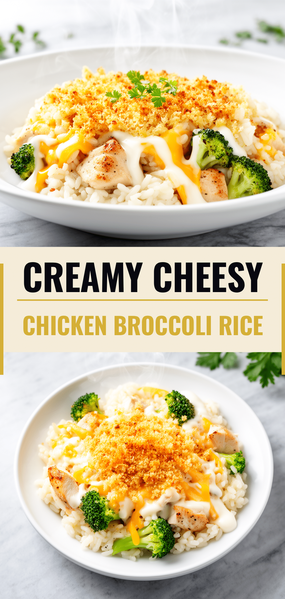 Cheesy Chicken Broccoli Rice Casserole: Easy Family Dinner 5 Cheesy Chicken Broccoli Rice Casserole recipe