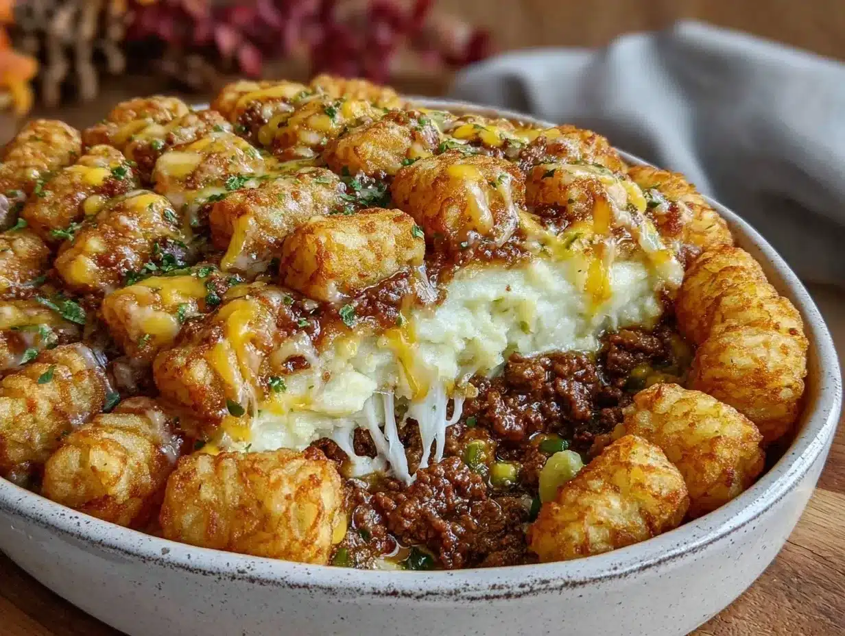 Cozy Cheesy Ground Beef Potato Casserole: Quick One-Pan Win 4 cheesy ground beef potato casserole preparation steps