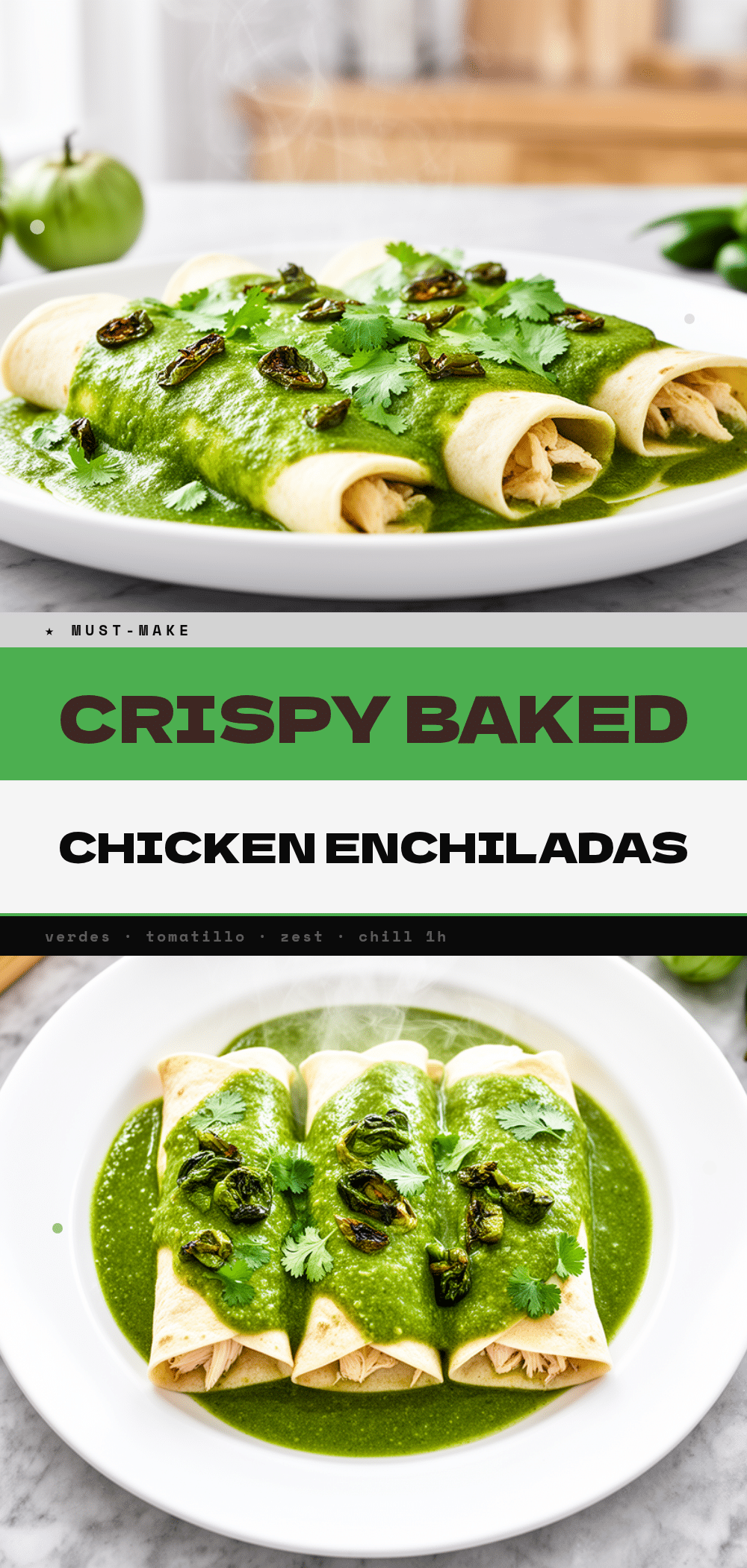 Authentic Chicken Enchiladas Verdes: Easy 30-Minute Family Dinner 5 Chicken Enchiladas Verdes recipe