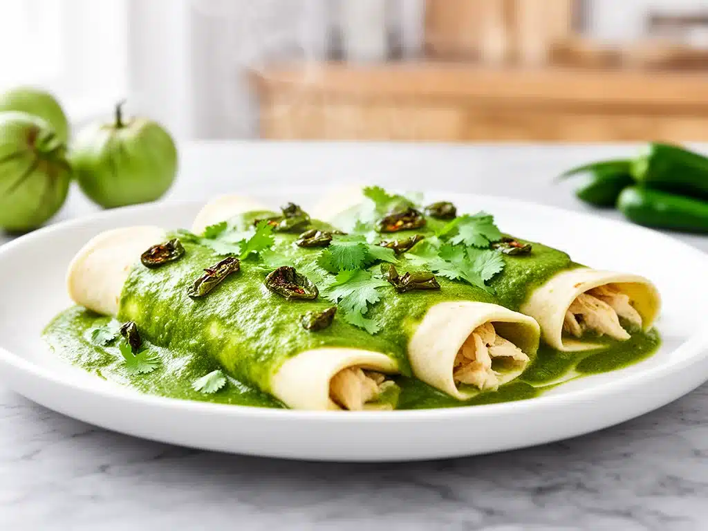 Chicken Enchiladas Verdes - featured image