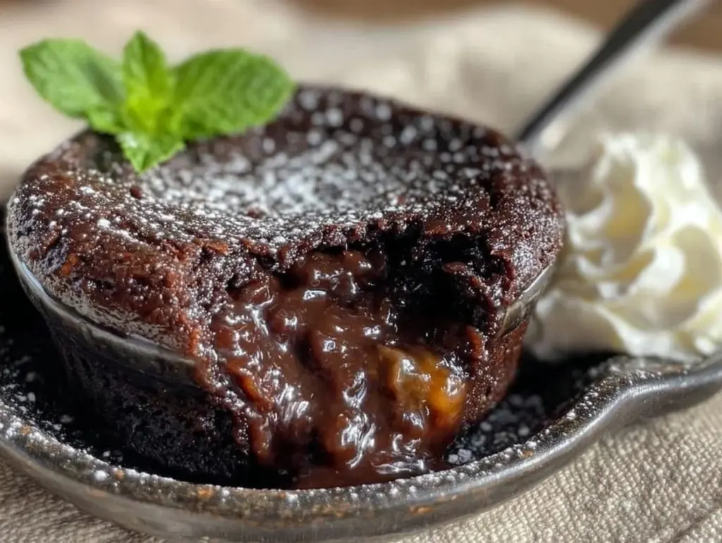chocolate lava cake - featured image