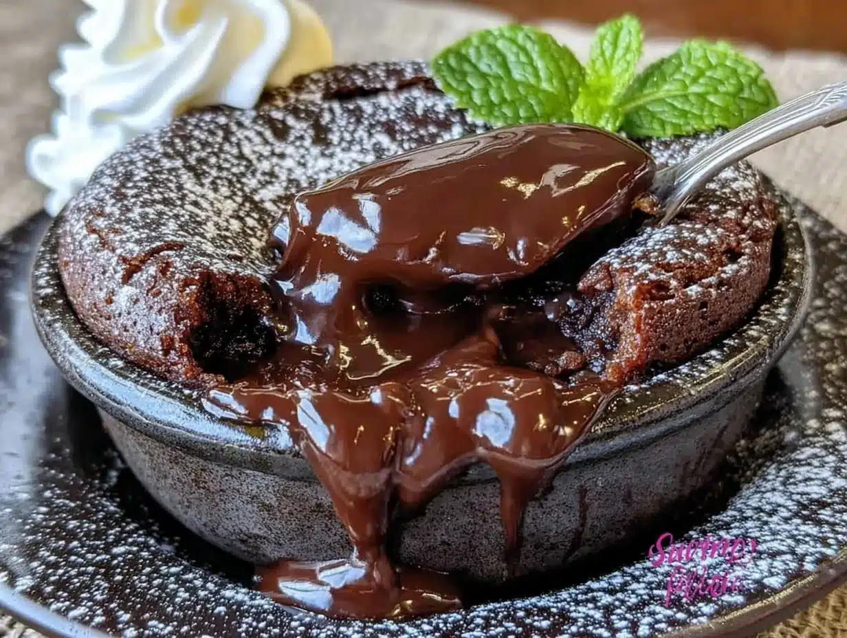 Chocolate Lava Cake: Easy 5pm Dinner 4 chocolate lava cake preparation steps