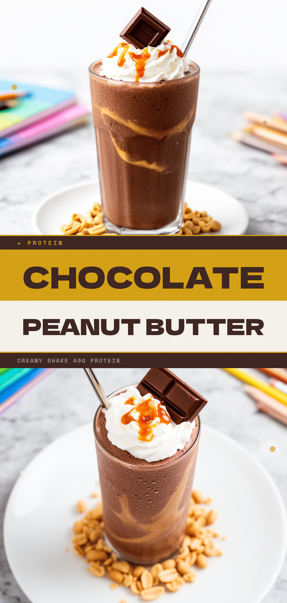 Back-to-School Chocolate Peanut Butter Protein Shake for Kids: 5-Min Easy Recipe 5 Chocolate Peanut Butter Protein Shake recipe