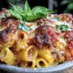 cozy baked ziti with bubbling mozzarella - featured image