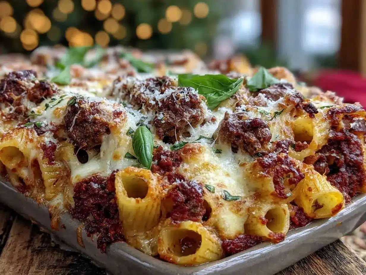 Cozy Baked Ziti: The Best 5pm Dinner 4 cozy baked ziti with bubbling mozzarella preparation steps