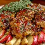 cozy fall chicken thighs - featured image