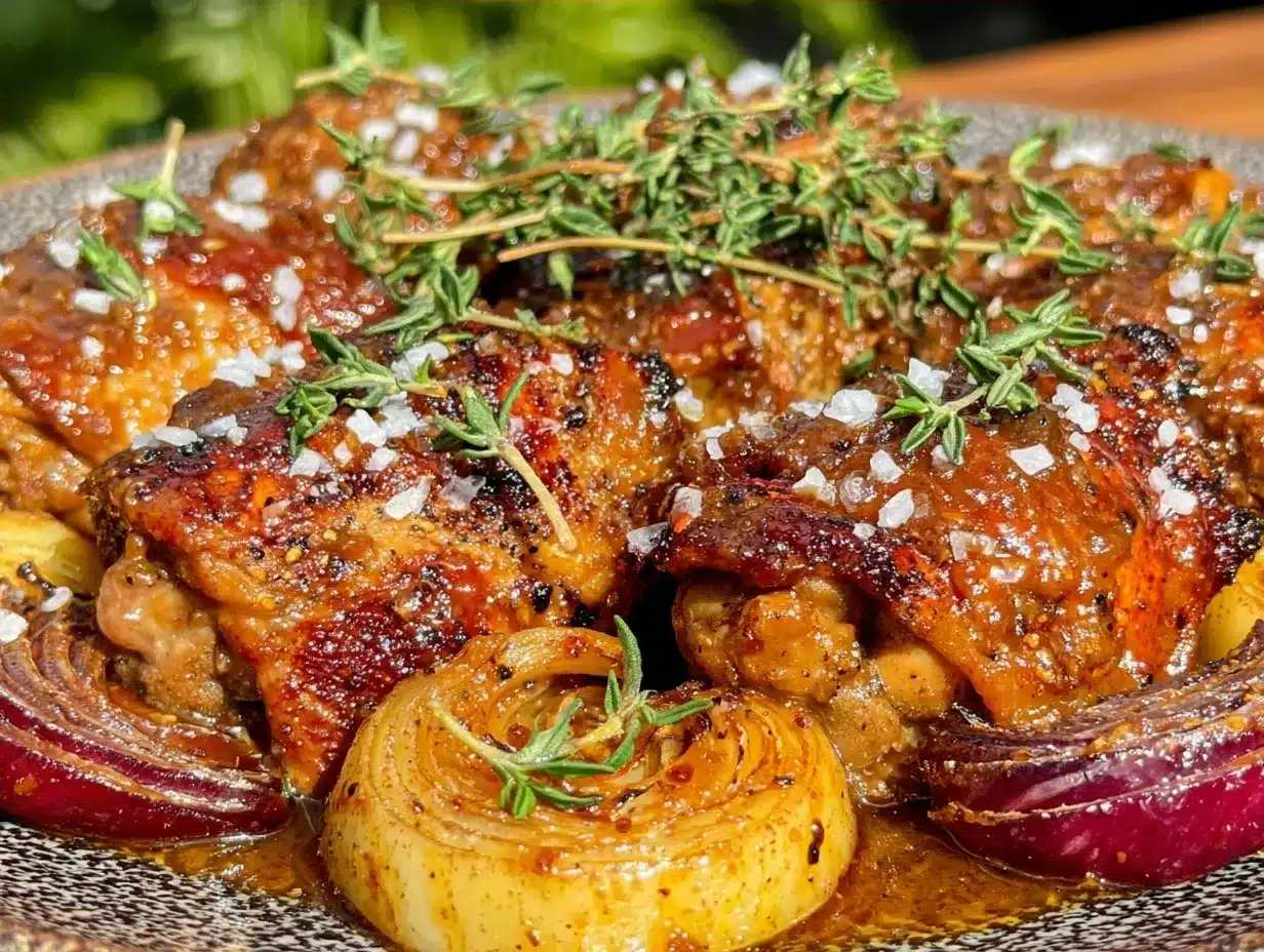 Cozy Fall Chicken Thighs: Best One-Pan Meal for Busy Weeknights 4 cozy fall chicken thighs preparation steps