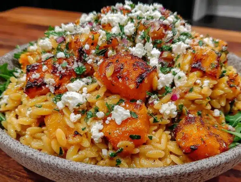 Home 5 cozy fall orzo salad - featured image