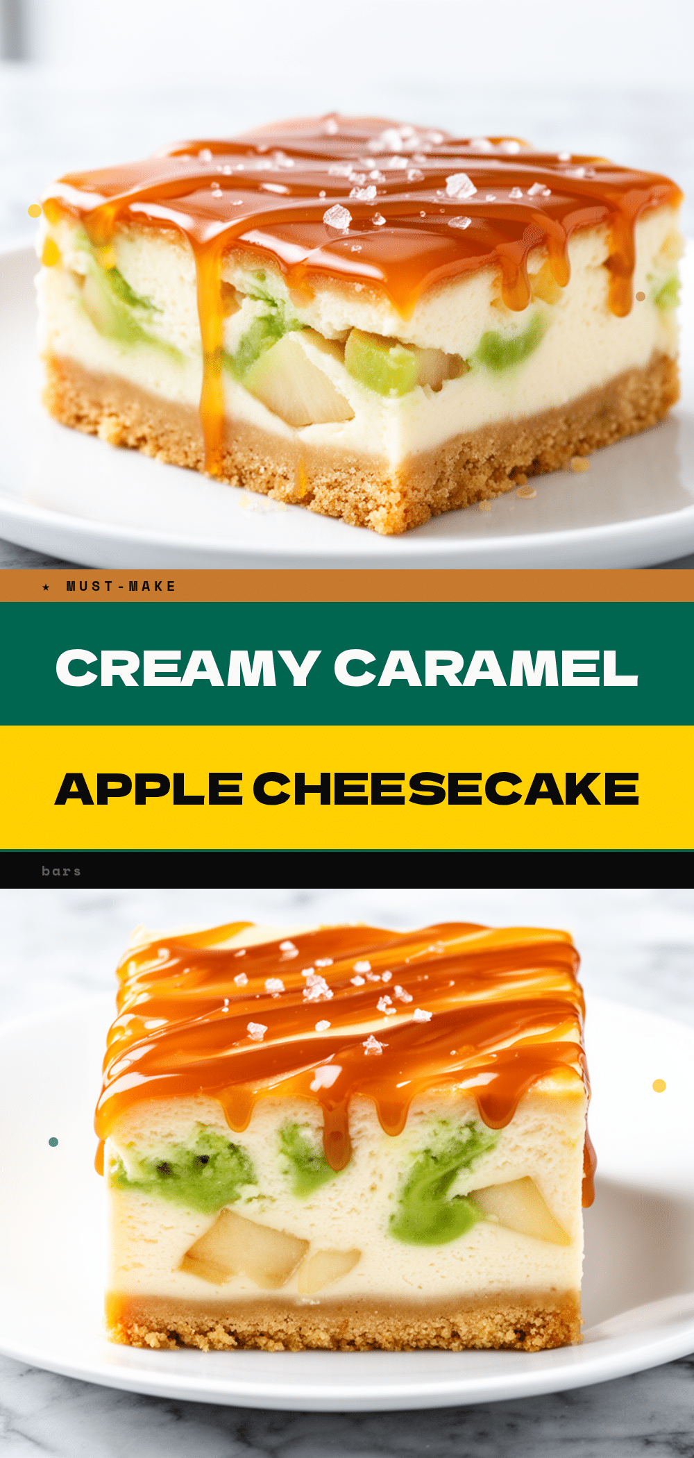 Creamy Caramel Apple Cheesecake Bars: Easy Fall Dessert 5 Creamy Caramel Apple Cheesecake Bars recipe