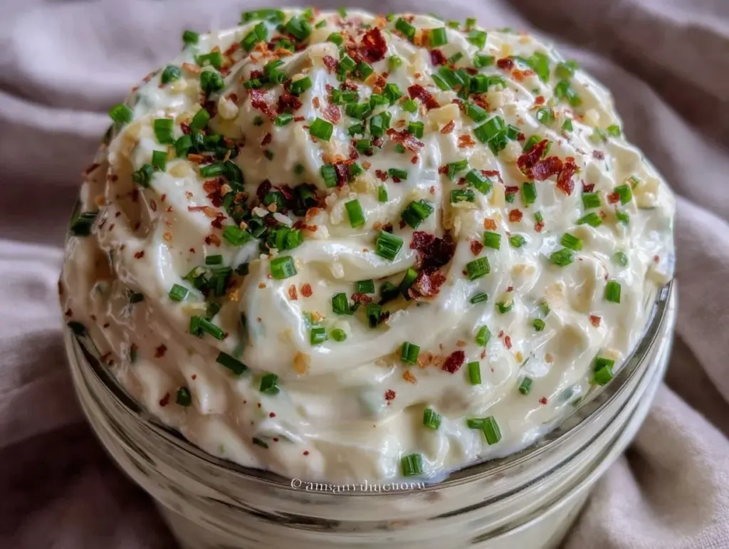 creamy garlic herb buttermilk salad dressing - featured image