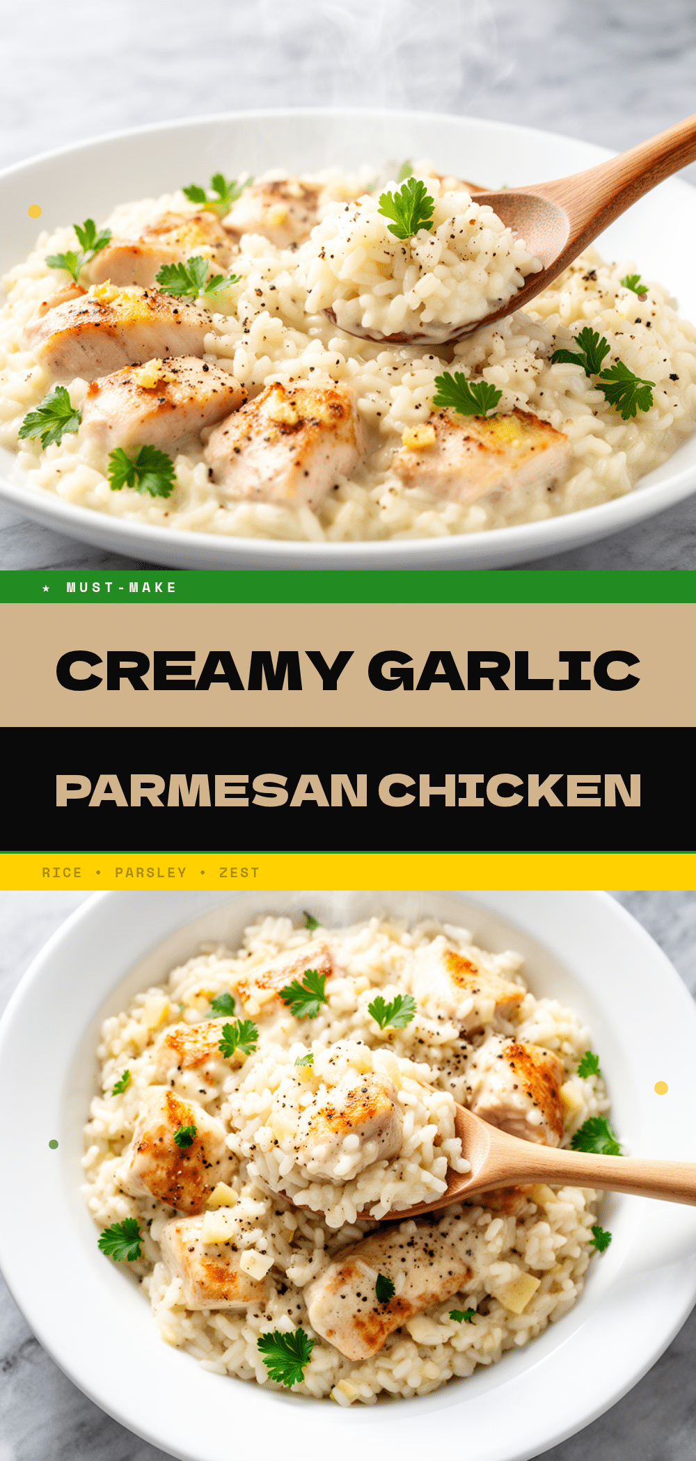 Creamy Garlic Parmesan Chicken and Rice: 30-Min Meal 5 creamy garlic parmesan chicken and rice recipe