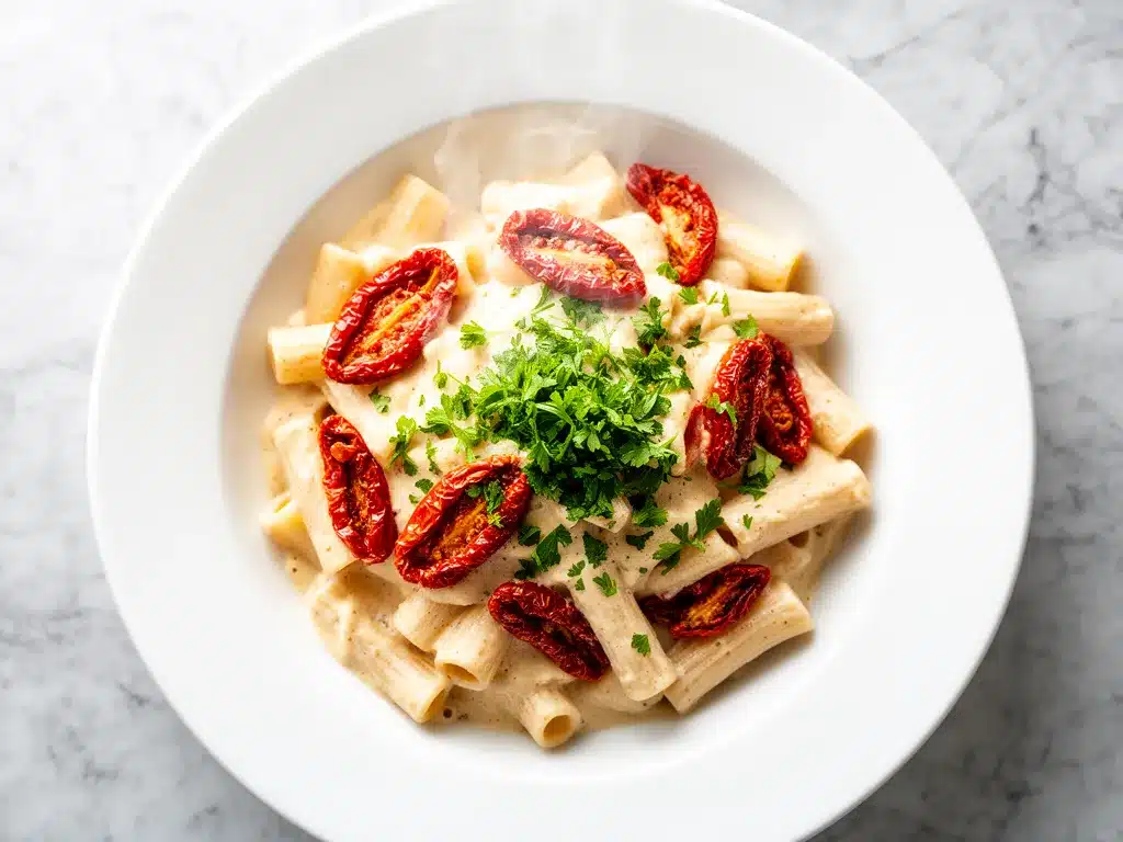 Creamy Garlic Sun-Dried Tomato Pasta: Best Easy Dinner 4 creamy garlic sun-dried tomato pasta preparation steps