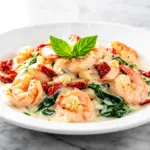creamy Tuscan shrimp - featured image