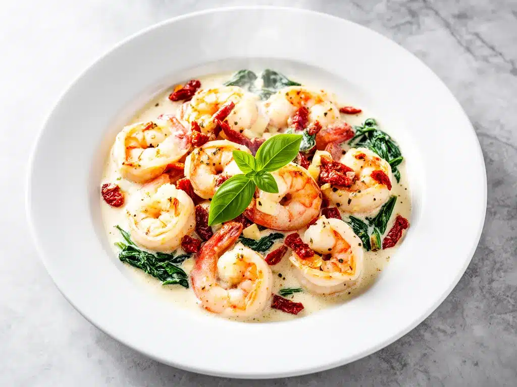 Creamy Tuscan Shrimp: Best 20-Min Easy Dinner 4 creamy Tuscan shrimp preparation steps