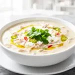 creamy white chicken chili - featured image