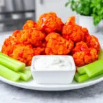 Crispy Baked Buffalo Cauliflower - featured image