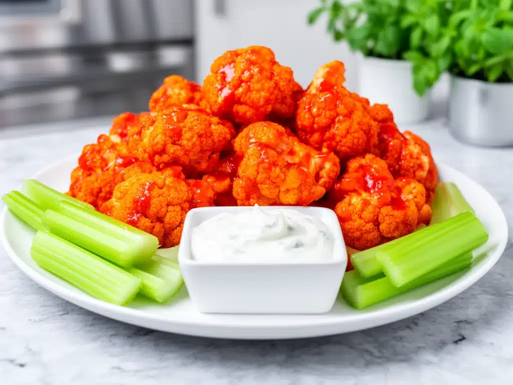 Crispy Baked Buffalo Cauliflower - featured image
