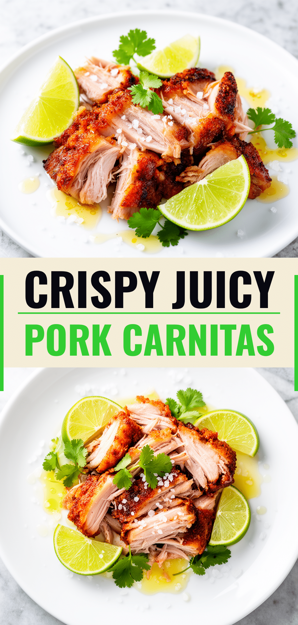 Crispy Pork Carnitas with Lime: 5 Easy Steps 5 Crispy Pork Carnitas with Lime recipe