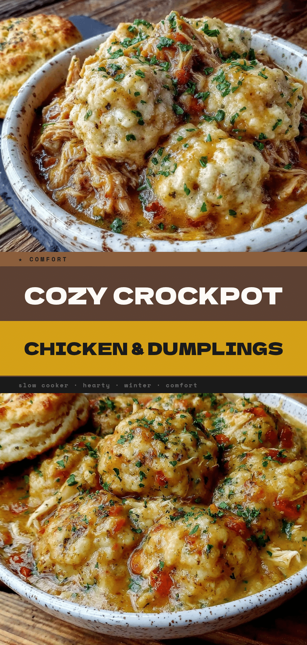 Fall Crockpot Chicken and Dumplings: Easy 5pm Dinner 5 crockpot chicken and dumplings recipe