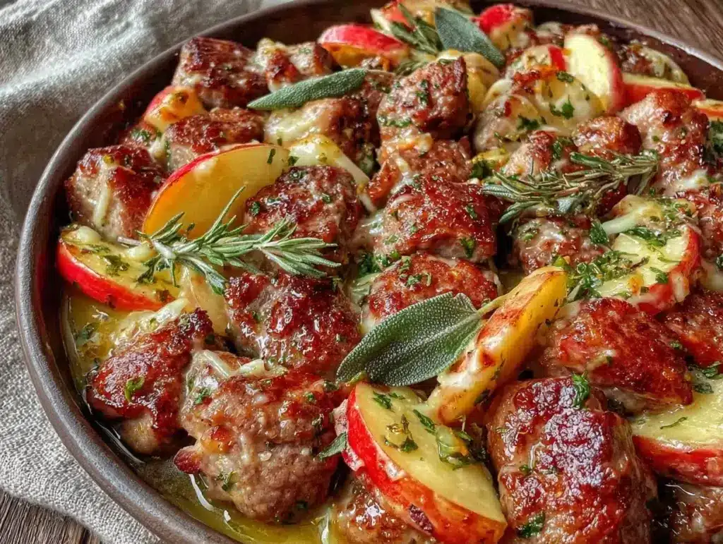 Fall Chicken and Apple Sausage Skillet - featured image