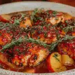 fall chicken breast skillet with apple cider glaze - featured image