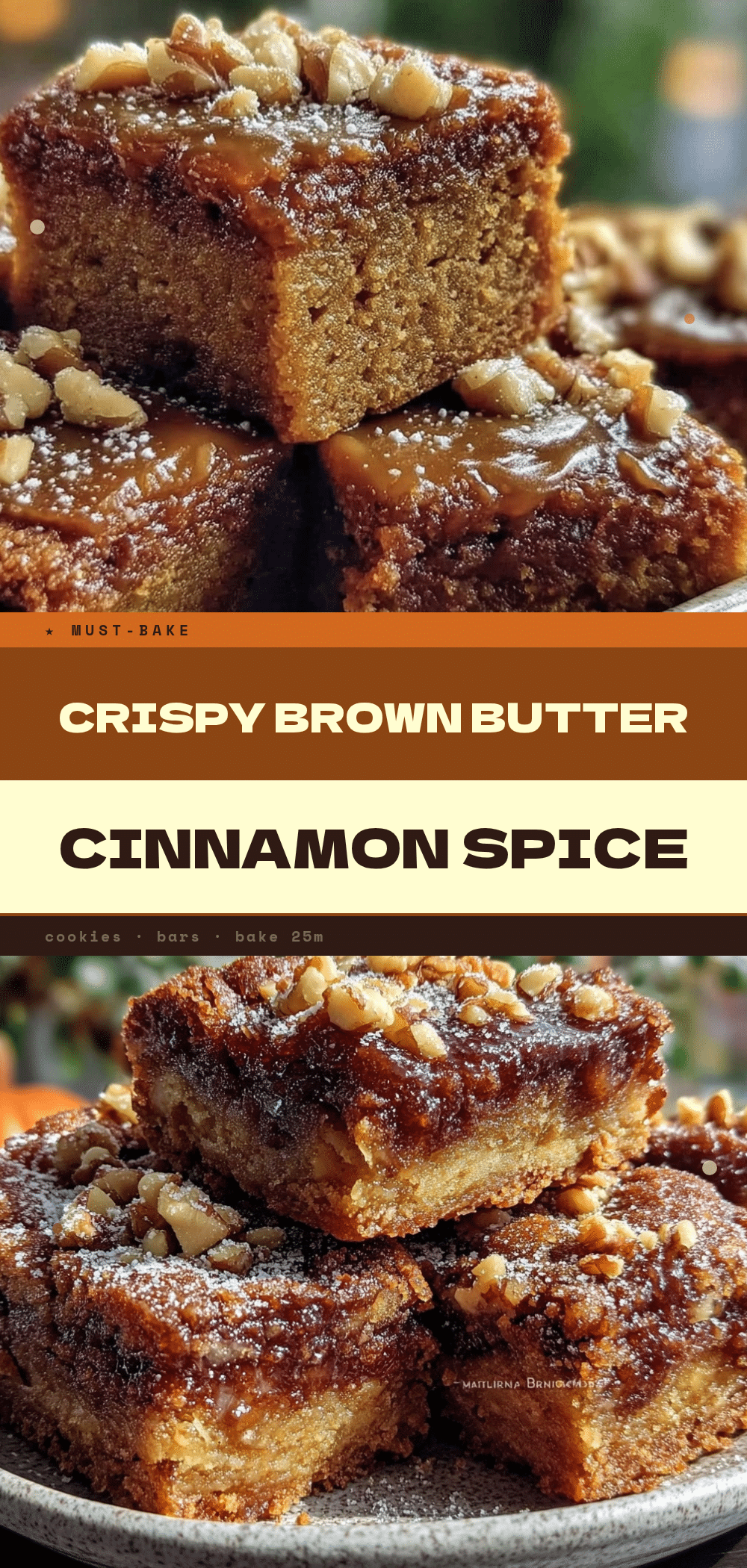 Fall Cookie Bars: Best Brown Butter Cinnamon Spice Recipe 5 fall cookie bars recipe