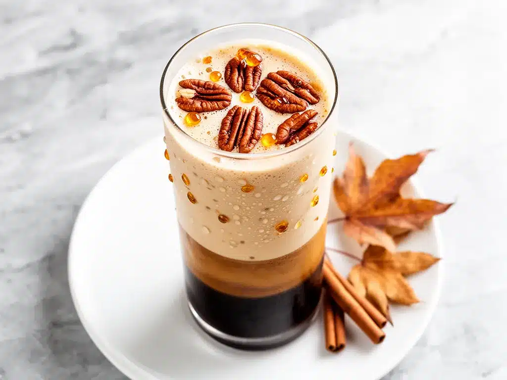 Fall Maple Pecan Iced Latte: 5-Step Easy Recipe 4 Fall Maple Pecan Iced Latte preparation steps