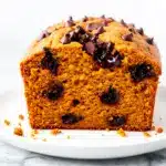 fall pumpkin chocolate chip bread - featured image