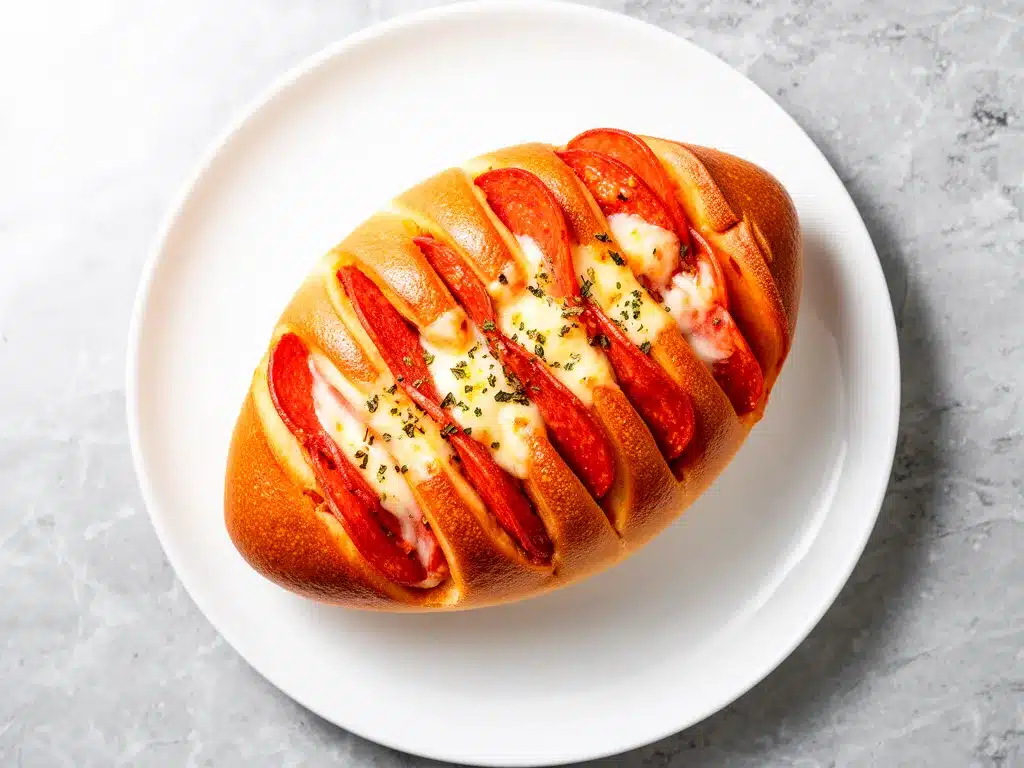 Football Party Pepperoni Pizza Pull-Apart Bread: 5 Easy Game Day Bites 4 Football Party Pepperoni Pizza Pull-Apart Bread preparation steps