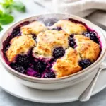 fresh blackberry cobbler - featured image