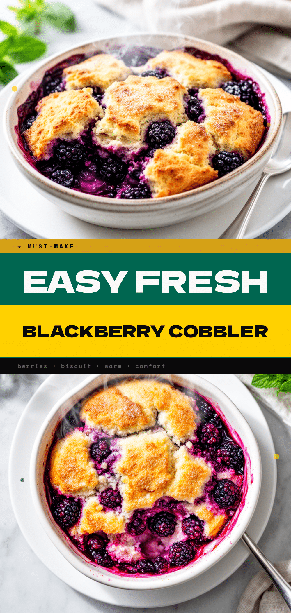 Fresh Blackberry Cobbler: Easy Homemade Dessert 5 fresh blackberry cobbler recipe