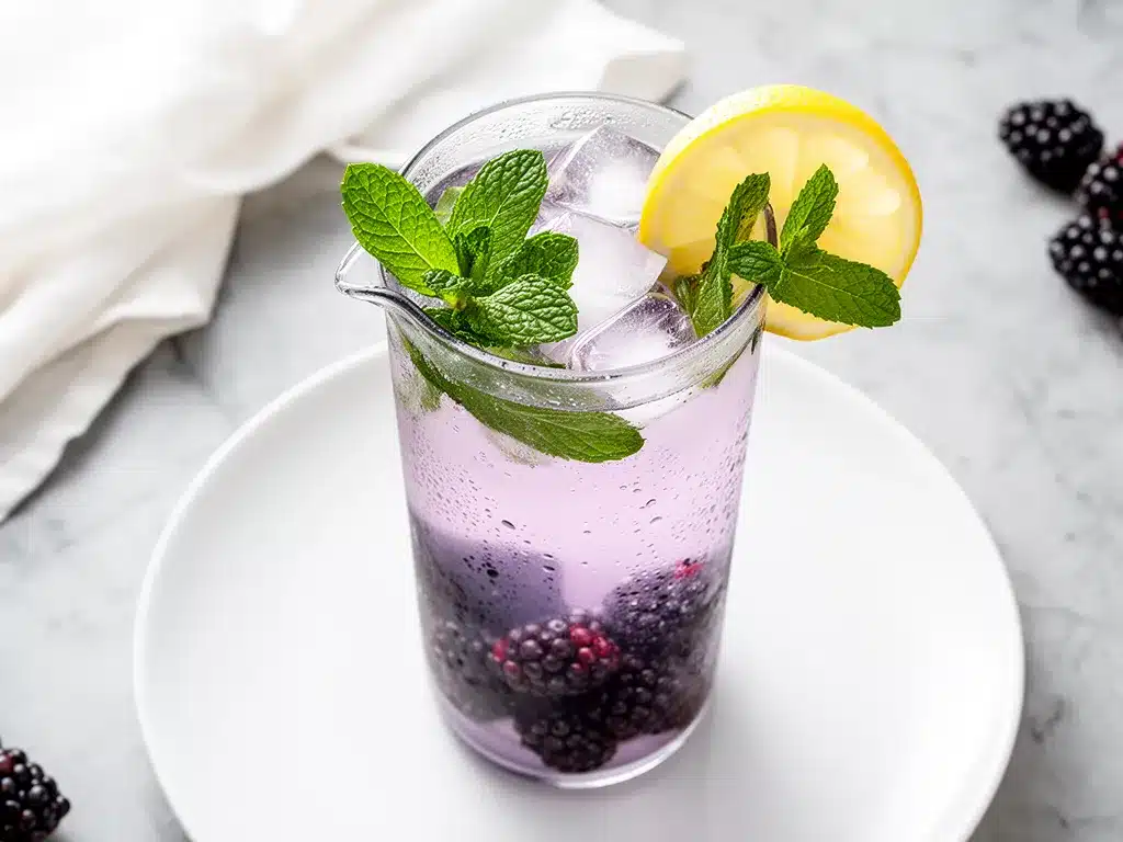 Fresh Blackberry Mint Lemonade: 5-Min Easy Summer Drink 4 fresh blackberry mint lemonade preparation steps