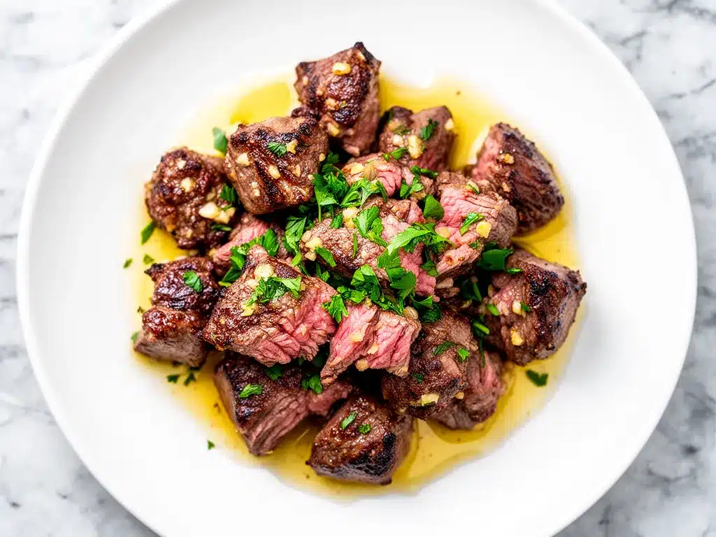 Garlic Butter Beef Tenderloin Bites: Easy 30-Minute Dinner 4 Garlic Butter Beef Tenderloin Bites preparation steps