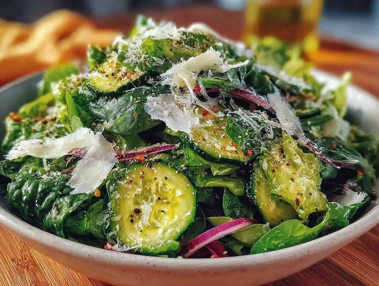 Green Salad with Shaved Parmesan: 5pm Weeknight Dinner 4 green salad with shaved parmesan preparation steps