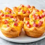 Ham and Cheese Croissant Breakfast Cups - featured image